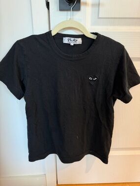Comme des Garçons Black Heart Patch Crew Tee
